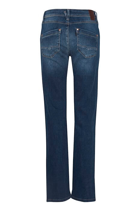 Pulz Jannah UHW Jeans Straight Leg - Tabacco Brown main image 1