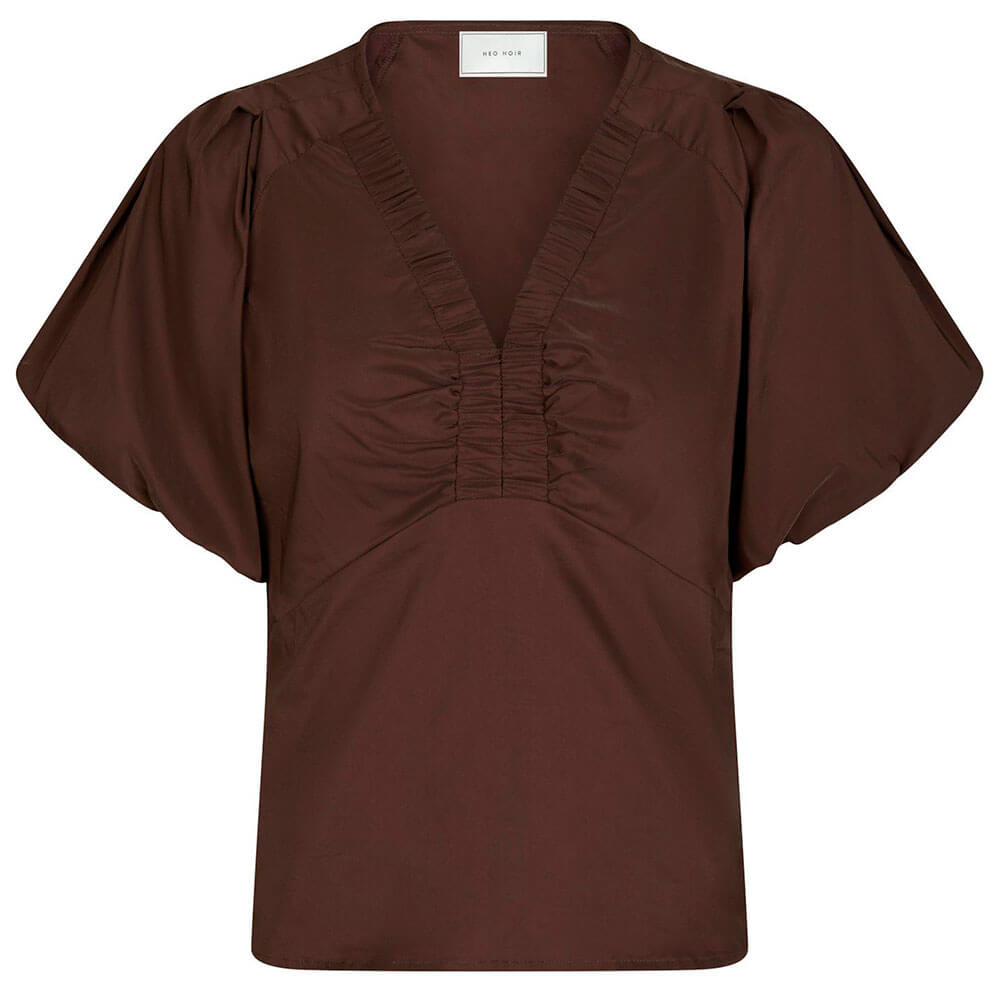 Neo Noir - Irina Poplin Blouse - Navy main image 1