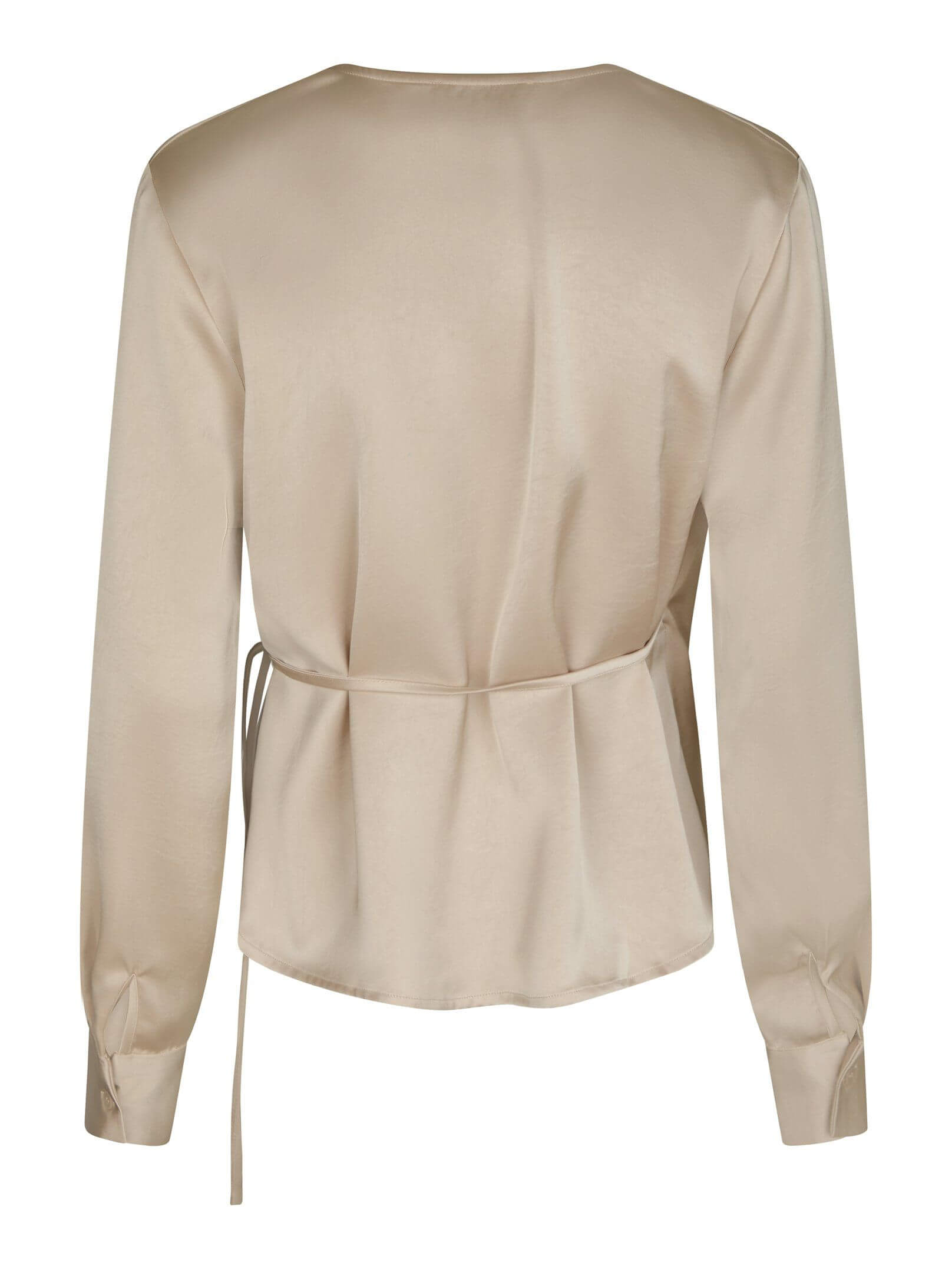 Neo Noir Elba Heavy Sateen blouse - Champagne